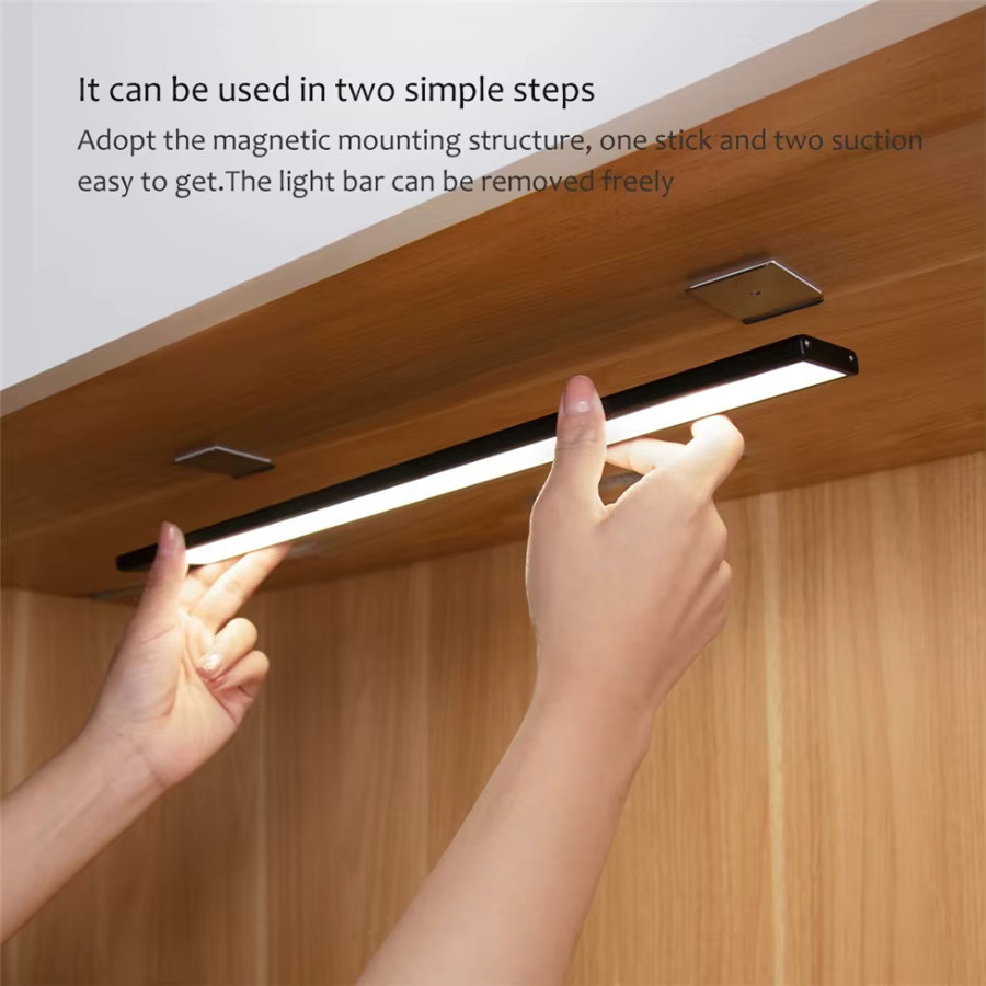 YEELIGHT LED Smart Wandleuchte mit Bewegungsmelder und USB-Ladefunktion, weiße Lichtleiste für Schrank und Flur, Breite: 20 cm - Bild 4