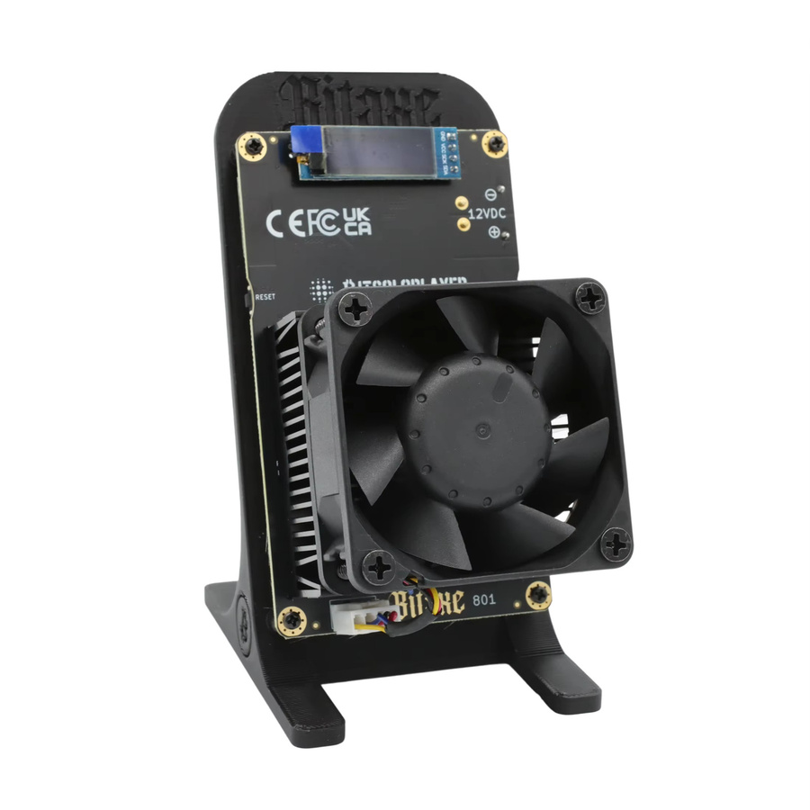 Bitsoloplayer Bitaxe GT 801 ASIC Bitcoin Miner mit BM1370 Chip, 2.4Th/s, Schwarz - Bild 2