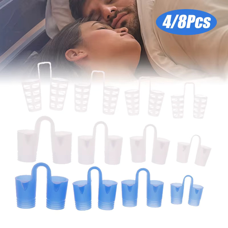 KuZHEN Anti-Schnarch-Silikon-Dilatatoren, Unisex, 4/8 Stück - Bild 2
