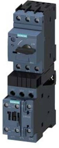 Siemens Verbraucherabzweig 3RA2120-4AA26-0BB4 in Grau mit 7.5kW Motorleistung bei 400V und 15.5A Nennstrom - Bild 1