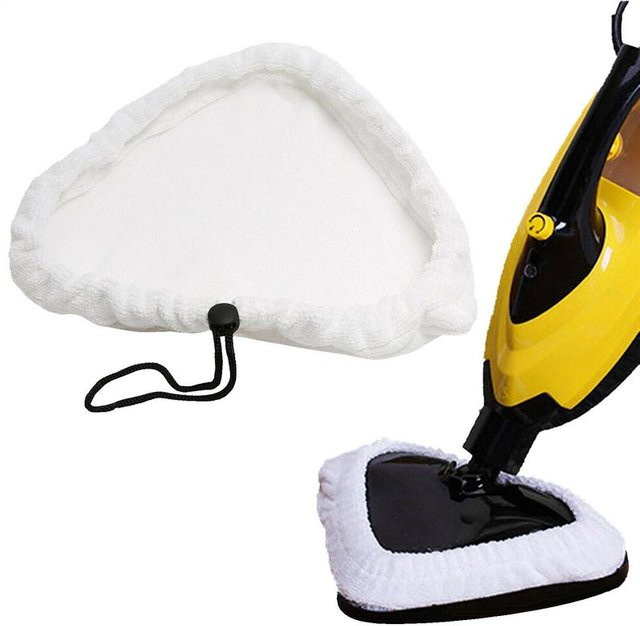 Shark H20 Mop Pads aus Mikrofaser, wiederverwendbare und waschbare Ersatzpads in Weiß - Bild 1