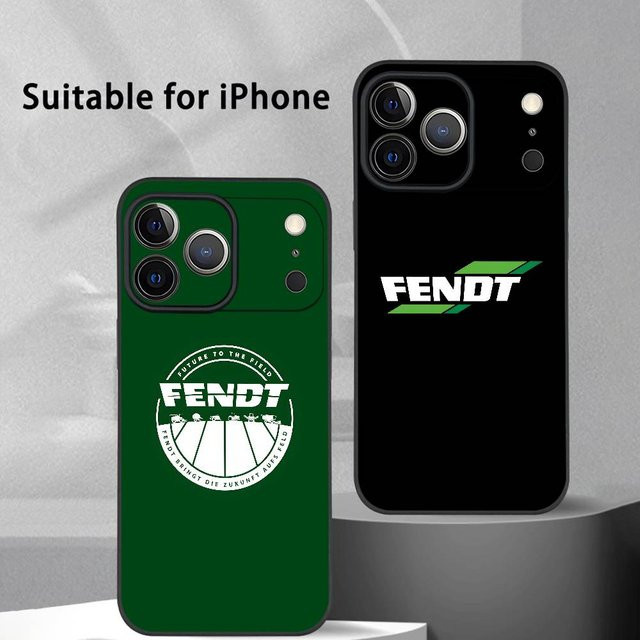 F-Fendts Logo Handyhülle für iPhone 11 bis 17 Pro Max Plus Mini Soft Shell in Schwarz mattiert - Bild 1