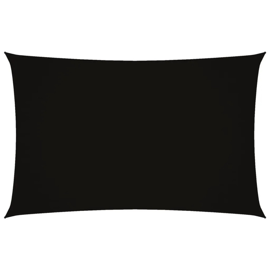 Furnicato Sonnensegel aus Oxford-Gewebe rechteckig in Schwarz, B x L: 2 x 5 m - Bild 2