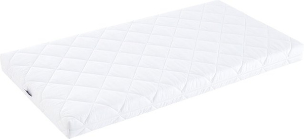 Träumeland Matratze Softwash für Babys aus Softschaum mit abnehmbarem Baumwollbezug, Weiss, B: 60 cm, L: 120 cm