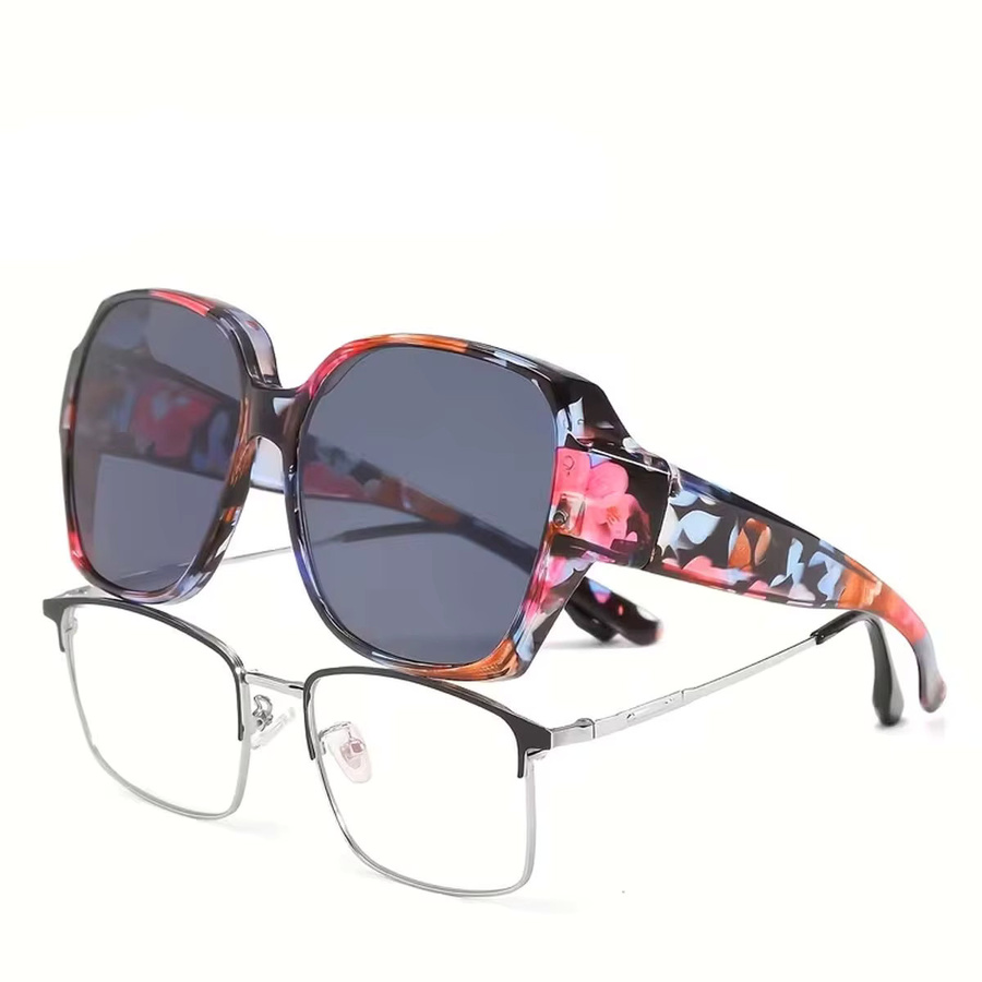 VOPHA Fitover-Sonnenbrille, Vollrand, multicolour, Unisex, Kunststoff - Bild 3