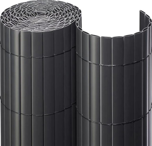 Sichtschutzmatte Noor aus PVC in Anthrazit, Breite: 200 cm, Höhe: 300 cm - Bild 1