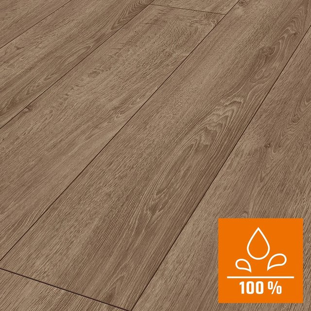 Classen Grande XXL Laminat Eiche Ashford Braun wasserfest 8 mm - Bild 1