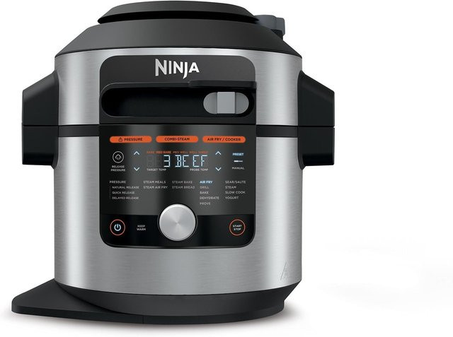 Ninja Foodi 14-in-1 SmartLid Multikocher OL750EU in Schwarz und Silber - Bild 2