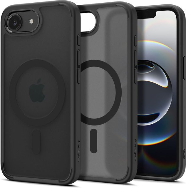 Spigen Ultra Hybrid Mag Case für iPhone 16E in Frost Schwarz - Bild 1