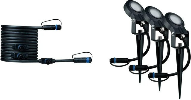 Paulmann Plug & Shine LED Outdoor Spot Sting Ergänzungsset Anthrazit IP67 dimmbar - Bild 1