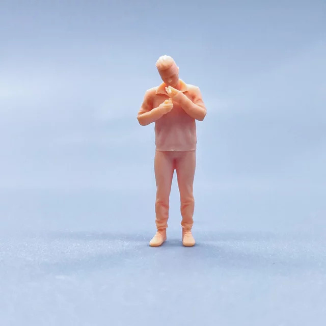 EHCMODEL Figuren Maßstab Modell, Harz, männlich, ungefärbte Miniaturen - Bild 1