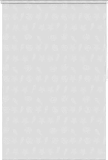 vidaXL Duschrollo mit Seesternmuster in Weiß, B/H: 160 x 240 cm - Bild 1