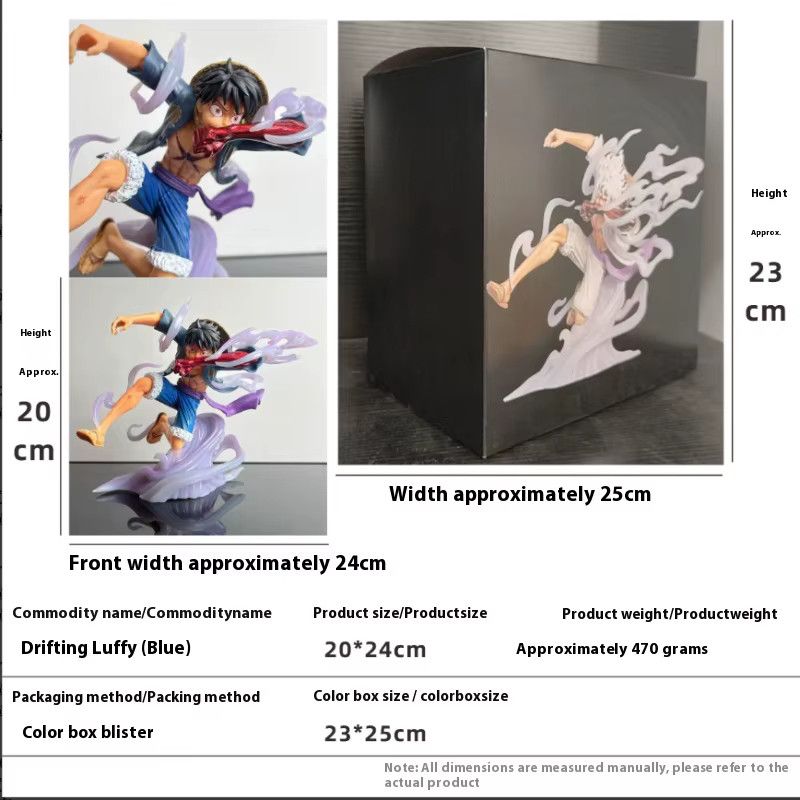 Bandai One Piece Luffy Gear 5 Anime Figur aus PVC - Bild 3