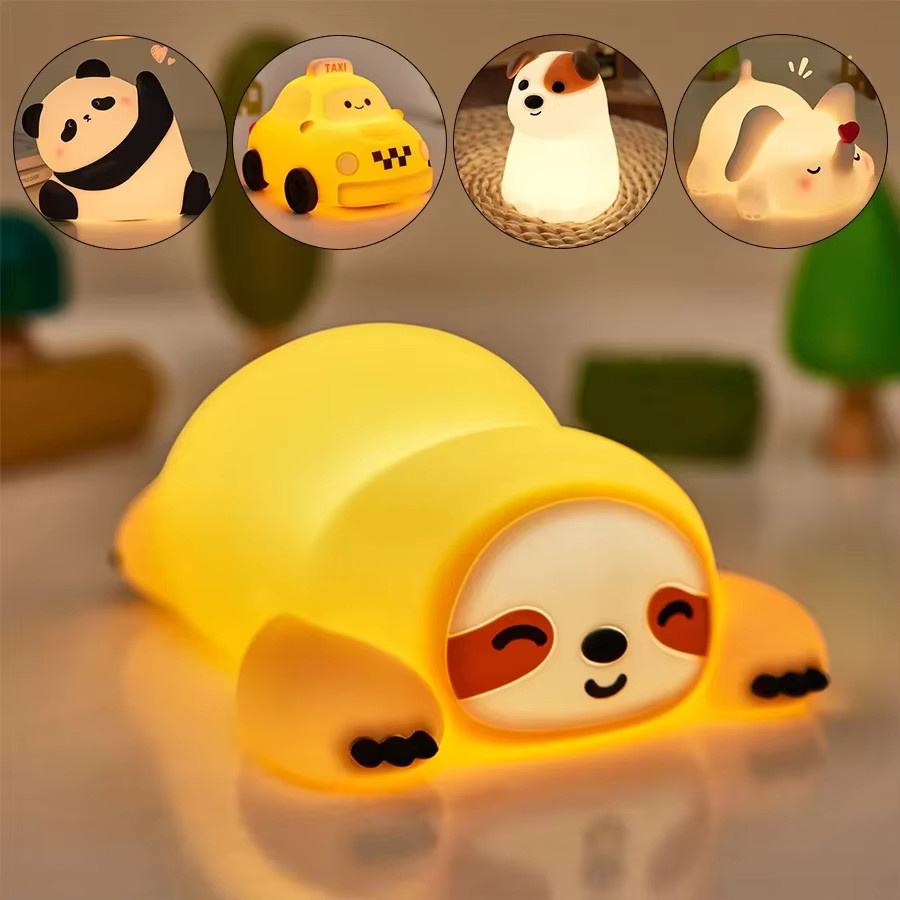 GGBEE Nachtlicht in Tierform aus weichem Silikon als Bettkopflampe für das Schlafzimmer - Bild 3