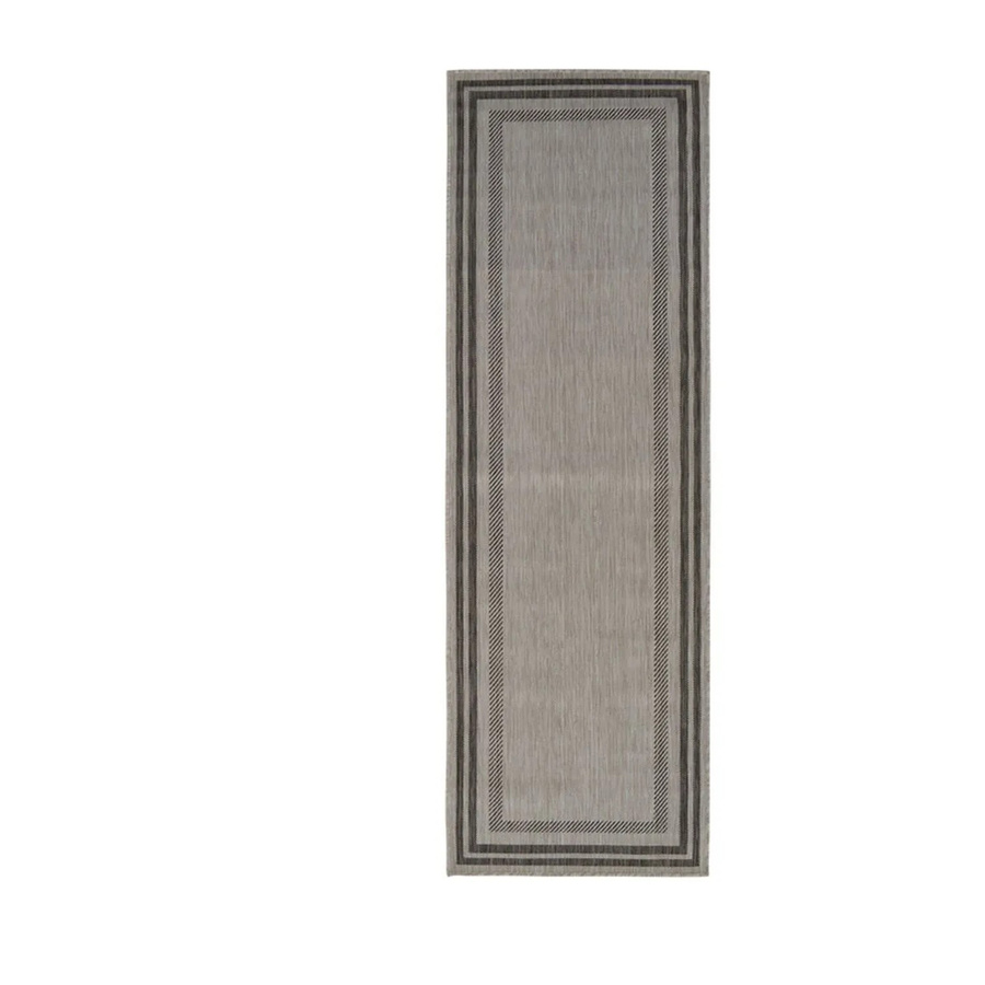 Vercai Rugs Teppich Terrace Bordüre Hellgrau Kiesel B: 200 cm, T: 290 cm - Bild 2