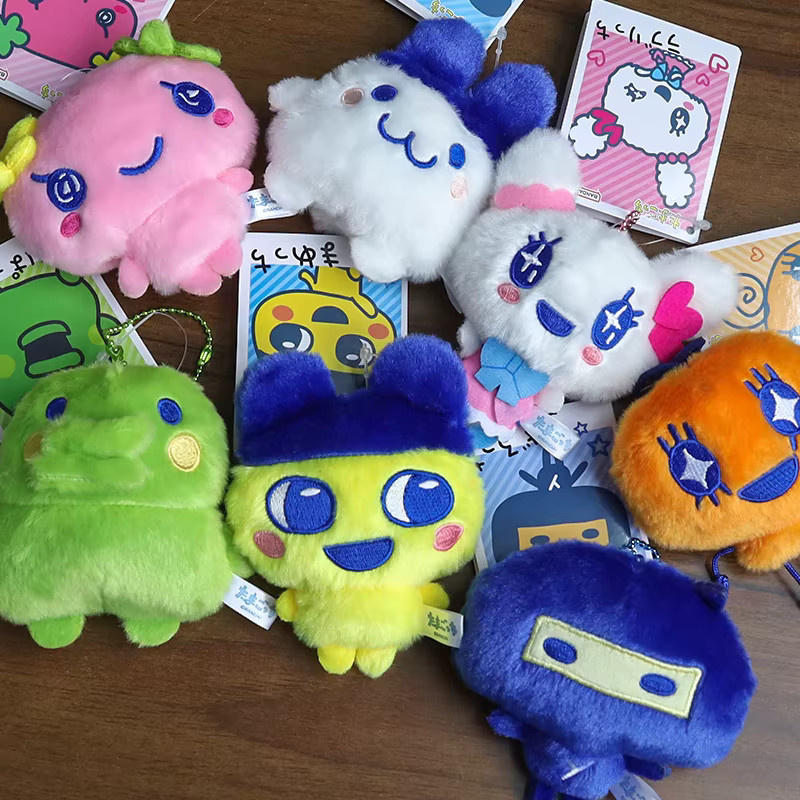 Bandai Tamagotchi, Schlüsselanhänger, Mametchi Mimitchi Kuchipatchi, Plüsch / Textil - Bild 2