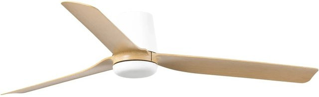 FARO Energiespar Deckenventilator Punt Tub mit Fernbedienung und Timer in Weiß - Ahorn - Bild 1