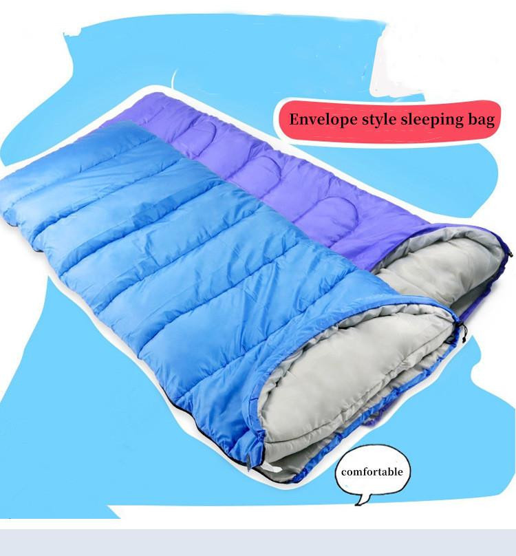 Freedom Outdoors Wanderschlafsack für Outdoor-Camping und Bergsteigen in Green und Blue - Bild 1