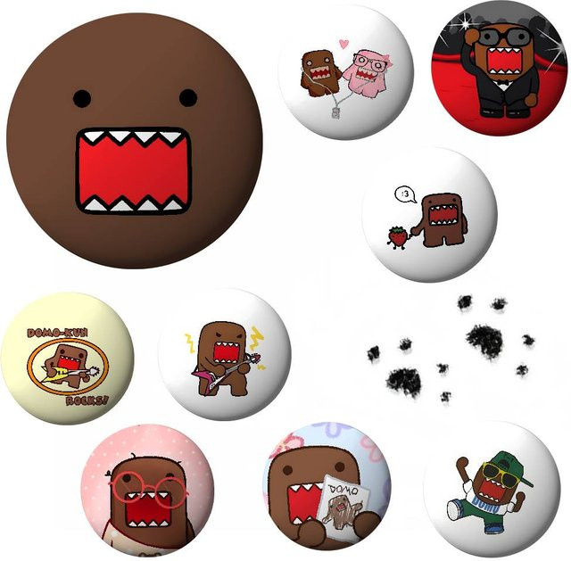 D-Domo Kun Brosche, minimalistisch - Bild 1