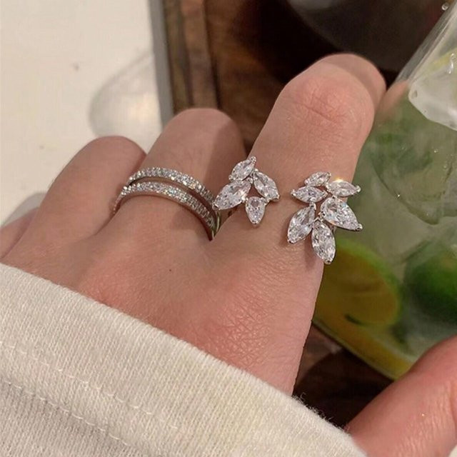 Rakol Ringset, Zirkonia, Silber, Damen - Bild 1