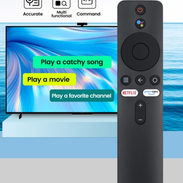 Xiaomi Sprachfernbedienung XMRM-00A XMRM-006 in Schwarz für Mi Box S, Mi Box 3, Mi Stick und Android TV 4K Ultra HD - Bild 1