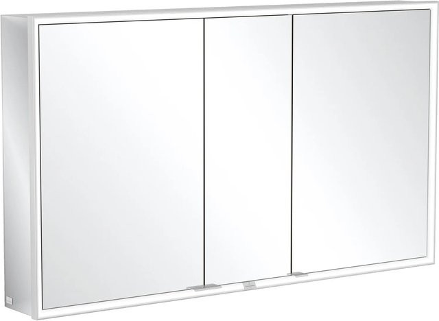 Villeroy & Boch Spiegelschrank My View Now mit 3 Türen, LED-Beleuchtung und Sensorschalter, Weiß, B: 130 cm, H: 75 cm, T: 16,8 cm - Bild 1