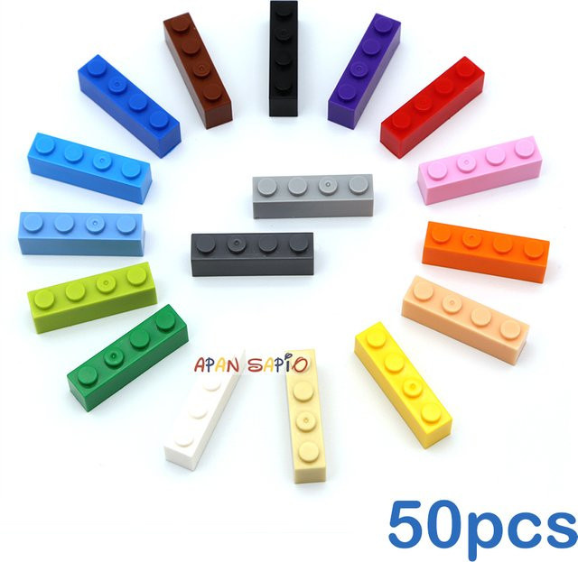 APAN SAPIO DIY Bausteine Dicke Zahlen Bricks, 50-teiliges Set, ab 3 Jahre - Bild 1