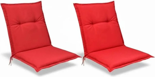 Beautissu Base NL Niederlehner Rot, 2-teiliges Set aus Polyester, B/T/H: 100 x 50 x 6 cm - Bild 1
