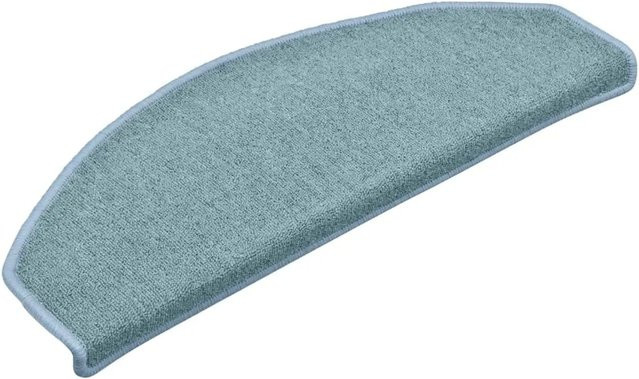 vidaXL Treppenmatten 15 Stück, Blau, rutschfest und schalldämpfend, B/T/H: 65 x 24 x 4 cm - Bild 1