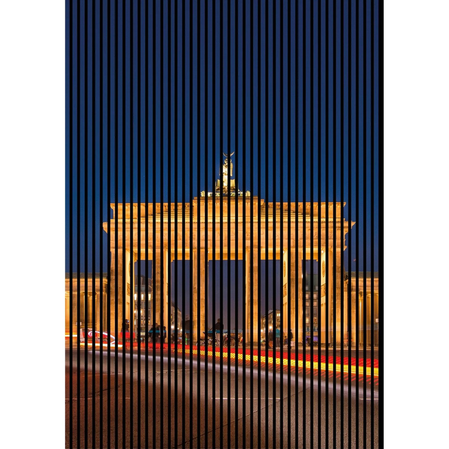 FN Acustico Akustikplatte Berlin Bunt aus PET und MDF mit modernem Design, H x B x T: 2.400 x 1.693 x 19 mm - Bild 2