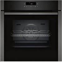 Neff Einbaubackofen B6ACJ7AG3 in Graphit mit 71 l Volumen, Heißluftgrill, pyrolytischer Selbstreinigung und A+ Energieeffizienz, Breite: 66 cm - Bild 1
