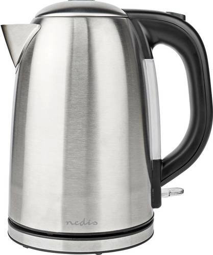 Nedis KAWK350EAL Wasserkocher in Silber und Schwarz mit 1,7 l Fassungsvermögen - Bild 1