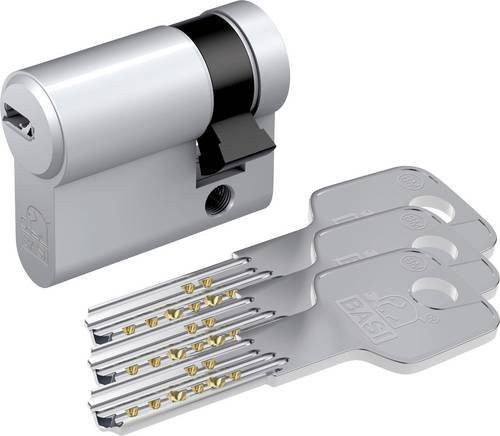BASI Profil-Halbzylinder BM5020-0010 verschiedenschließend silber 10/40 mm - Bild 1