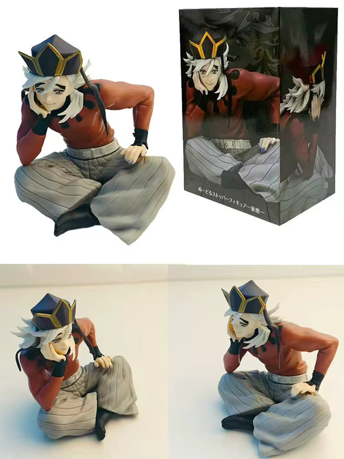 FuRyu SEGA Demon Slayer Douma Premium Chokonose Noodle Stopper, Actionfiguren - Bild 6