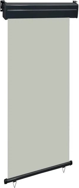 vidaXL Balkon-Seitenmarkise aus Polyester in Grau, B/H: 85 x 250 cm - Bild 1