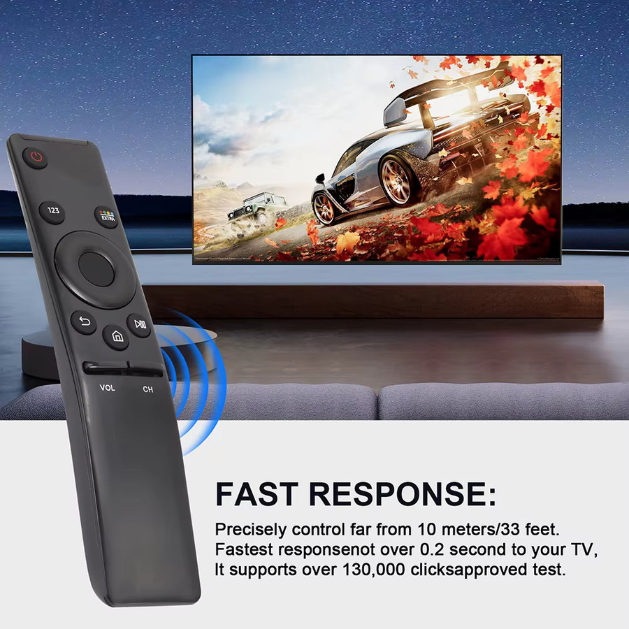 Samsung Ersatz-Fernbedienung BN59-01259B BN59-01259D in Schwarz für Samsung 4K HD Smart TV und alle Samsung Smart TVs - Bild 6