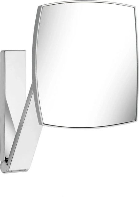 Keuco Kosmetikspiegel iLook move Wandmodell Eckig Silber B: 20 cm, H: 20 cm, T: 20 cm - Bild 1