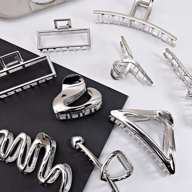PjNewesting Haarklammer, Silber, Geometrisch, Damen - Bild 1