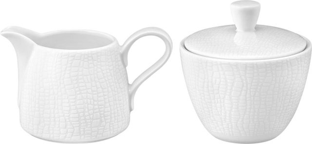 Seltmann Weiden Milch- und Zucker-Set Life Fashion aus Porzellan, Weiß, je 260 ml - Bild 1