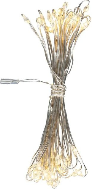 Globo LED-Lichterkette mit 50 LEDs in Kupfer Metallic, warmweiß, Länge: 490 cm - Bild 1