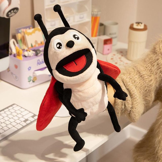 Yiran Health & Beauty Lustige Cartoon-Insekten-Handpuppe, Plüschtier, 30cm - Bild 1