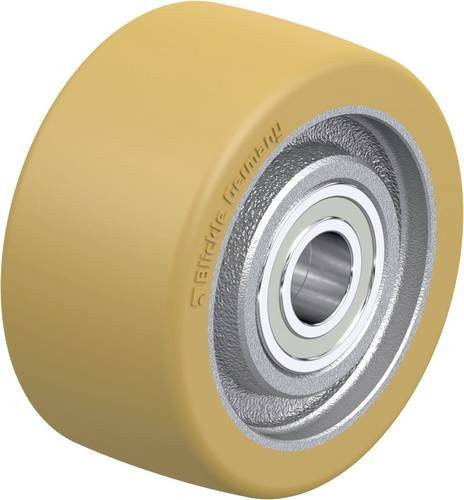 Blickle Schwerlast-Rad GVU 101/20-50K in Silber und Gelb mit 100mm Durchmesser und 600kg Tragfähigkeit - Bild 1