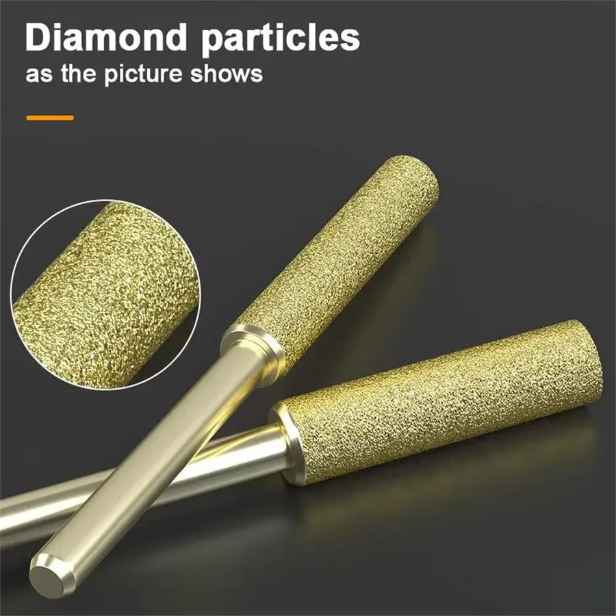 6er Set Diamantbeschichtete Zylindrische Gratfeilen zum Schärfen deiner Kettensäge, Silber, Durchmesser: 4 mm, 4,8 mm und 5,5 mm - Bild 5