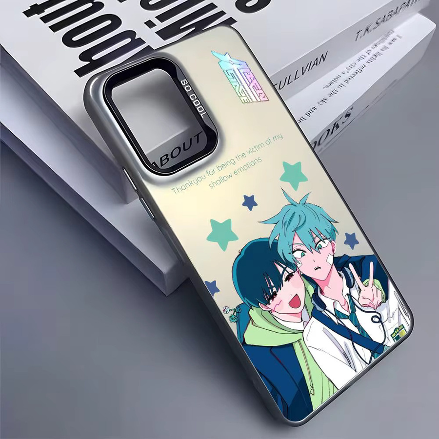 Stoßfeste TPU Handyhülle mit Anime Alien Design für Samsung Galaxy S25 S24 S23 S22 S21 Ultra Plus 5G in Schwarz und Multicolour - Bild 4