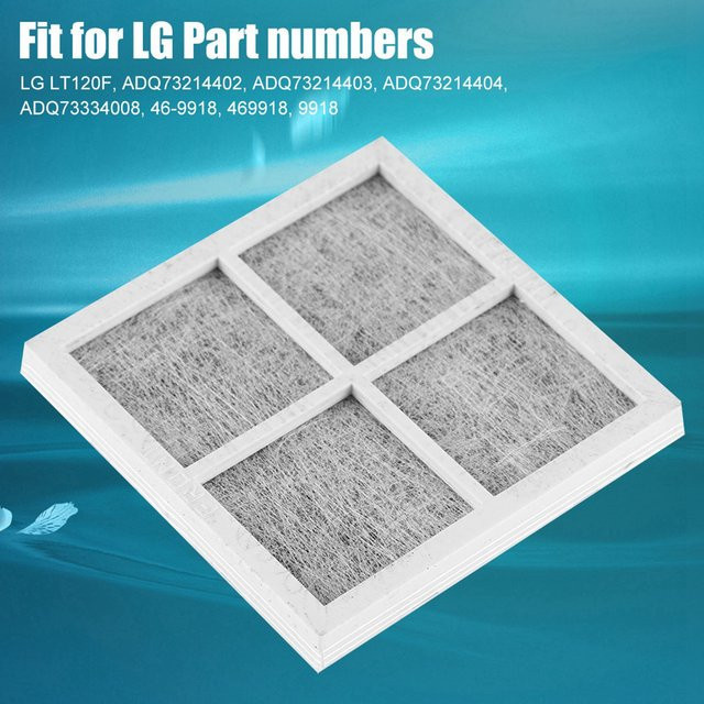 3er-Set Luftfilter Ersatz für LG LT120F Elite 469918 Kühlschrank und Gefrierschrank in Weiß - Bild 1