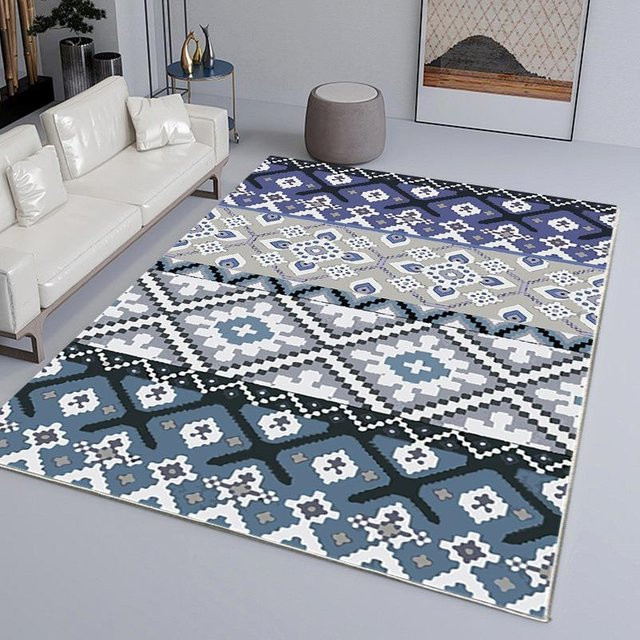 Lodestar Teppich im marokkanischen Stil mit Kinder-Motiv, mehrfarbig, rutschfest und strapazierfähig, B/H: 40 x 60 cm - Bild 1
