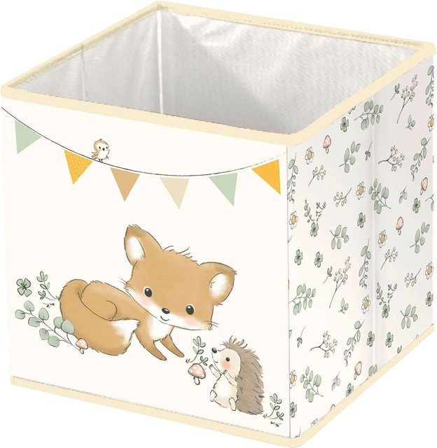 Baby Best Aufbewahrungsbox Weiss mit papierverstärkten Seiten B/T/H: 30 x 30 x 30 cm - Bild 1