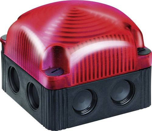 Werma Signalleuchte LED 853.110.55 Rot Blitzlicht 24 V/DC wandmontiert - Bild 1