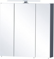 SCHILDMEYER Spiegelschrank Kent mit LED-Beleuchtung in Dunkelblau, B/H/T: 70 x 74,8 x 16 cm - Bild 1