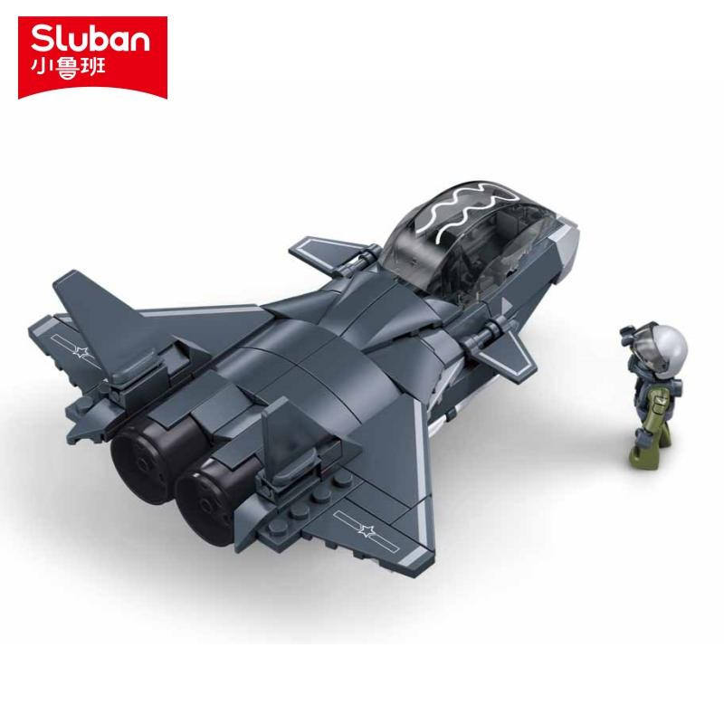 Sluban Stealth Fighter Konstruktionsspielzeug 152-teiliges Set - Bild 2